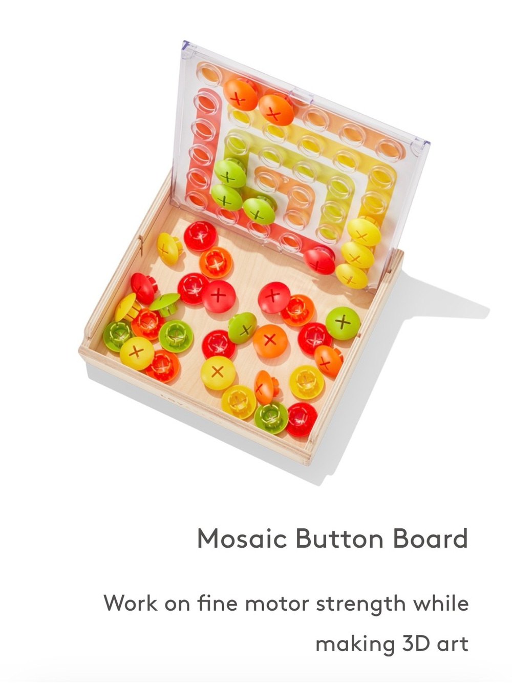 Lovevery Mosaic Button Board